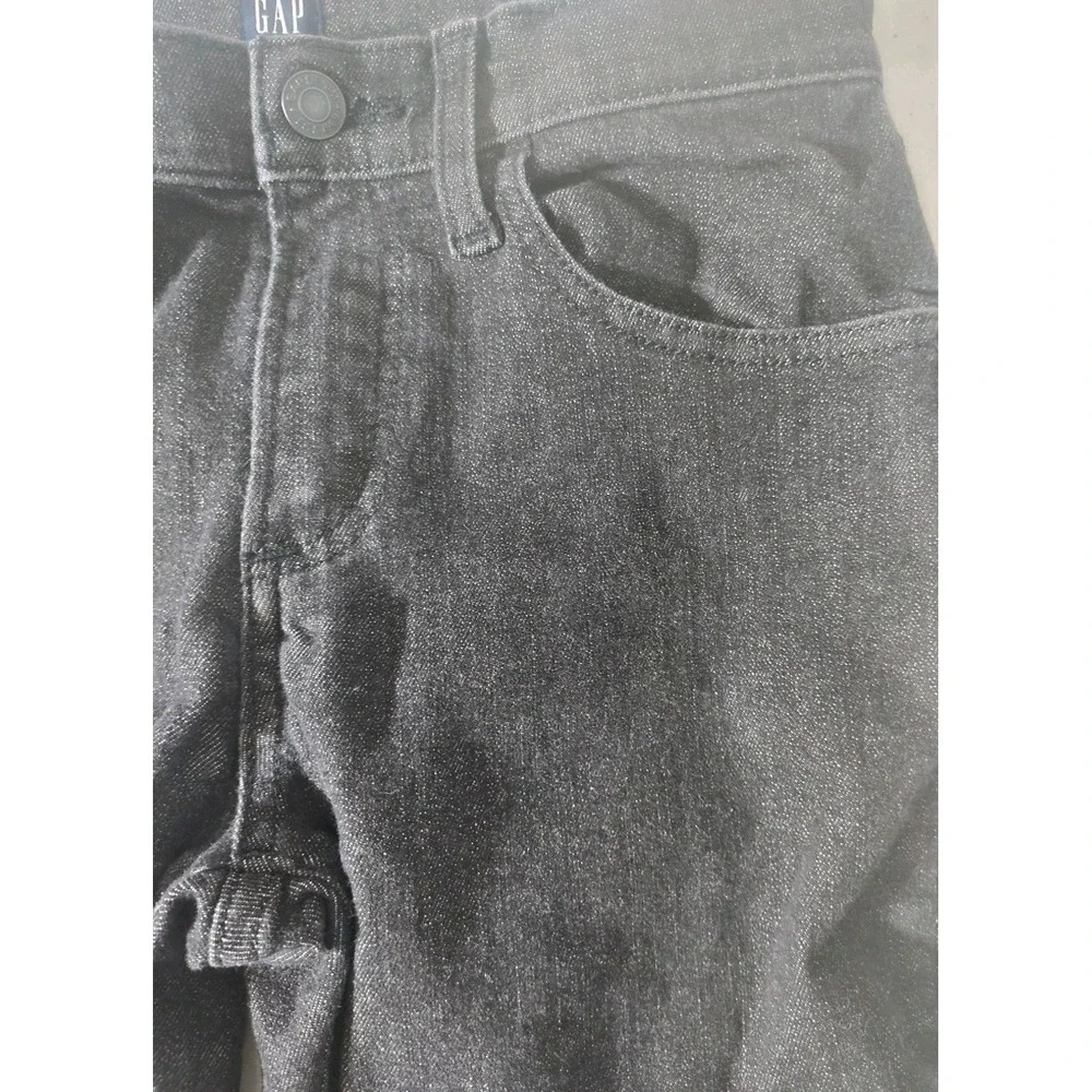 GAP Kids Jeans Boy Sz 12 Black Skinny Casual Stretchy Denim Slim Fit‎ Pants